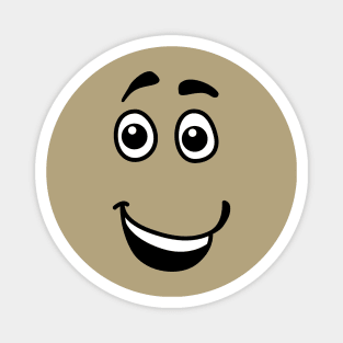 funny comic cartoon face Magnet